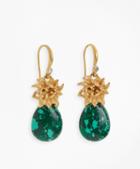 Brooks Brothers Floral-accent Stone Drop Earrings