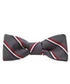 Brooks Brothers Black Fleece Stripe Bow Tie