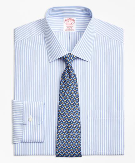 Brooks Brothers Non-iron Madison Fit Music Stripe Stretch Dress Shirt