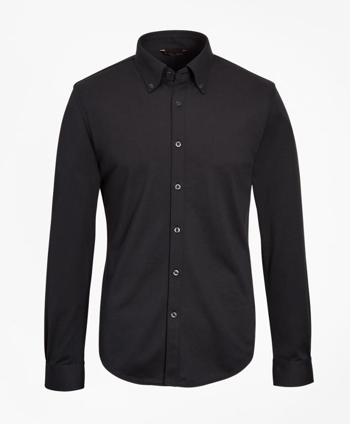 Brooks Brothers Men's Tailored Lightweight Supima Cotton Pique Shirt