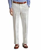 Brooks Brothers The Great Gatsby Collection Ivory Linen Pants