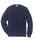 Brooks Brothers Country Club Lightweight Cashmere V-neck