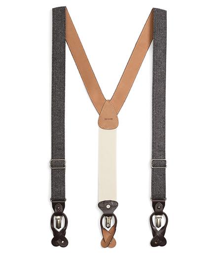 Brooks Brothers Tweed Suspenders