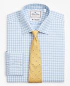 Brooks Brothers Men's Luxury Collection Extra Slim Fit Slim-fit Dress Shirt, Franklin Spread Collar Check
