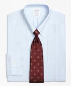 Brooks Brothers Regent Fitted Dress Shirt, Non-iron Hairline Split Stripe