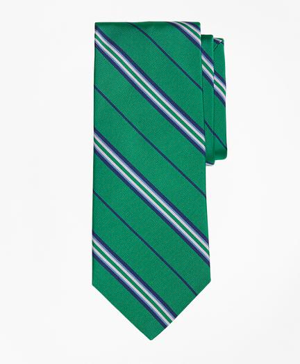 Brooks Brothers Triple Framed Alternating Stripe Tie
