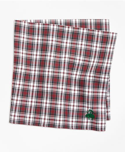 Brooks Brothers Dress Stewart Tartan Pocket Square