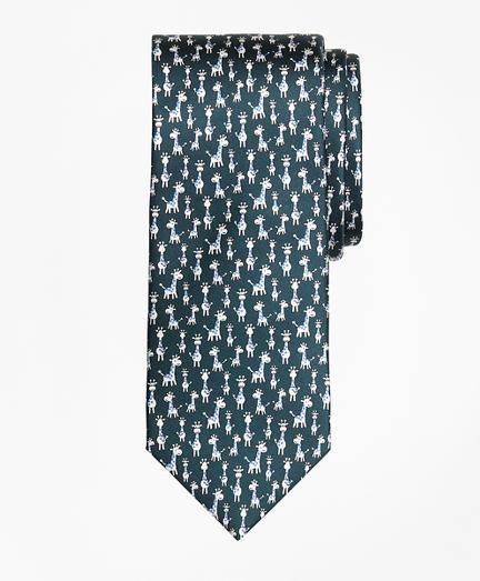 Brooks Brothers Giraffe Print Tie