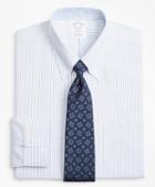 Brooks Brothers Brookscool Regent Fitted Dress Shirt, Non-iron Alternating Stripe