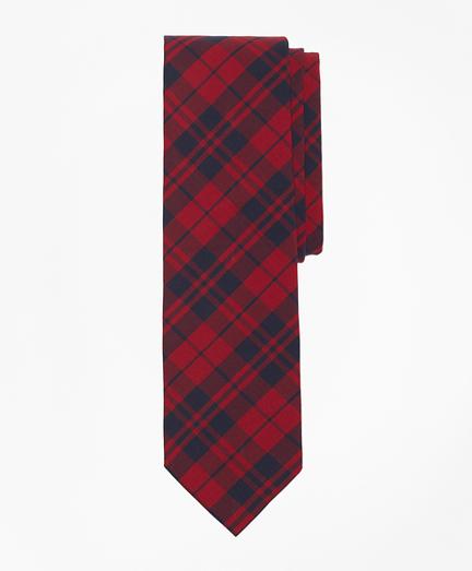 Brooks Brothers Red Plaid Slim Tie