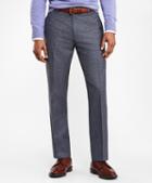 Brooks Brothers Houndscheck Wool Twill Suit Trousers
