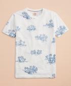 Brooks Brothers Men's Tropical-print Slub Jersey T-shirt