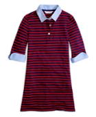 Brooks Brothers Three-quarter Sleeve Stripe Rugby Dress