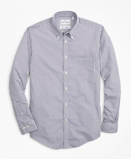 Brooks Brothers Luxury Collection Regent Fitted Sport Shirt, Button-down Collar Paisley Print