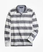 Brooks Brothers Slim Fit Rugby Stripe Long-sleeve Polo Shirt