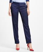 Brooks Brothers Wool Blend Pinstripe Pants