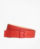 Brooks Brothers Women's 1  Leather B Buckle Belt