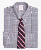 Brooks Brothers Men's Non-iron Regular Fit Two-color Gingham Dress Shirt