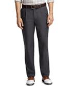 Brooks Brothers Men's St Andrews Links Pleat-front Grey Pants
