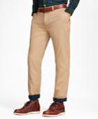 Brooks Brothers Men's Flannel-lined Chinos