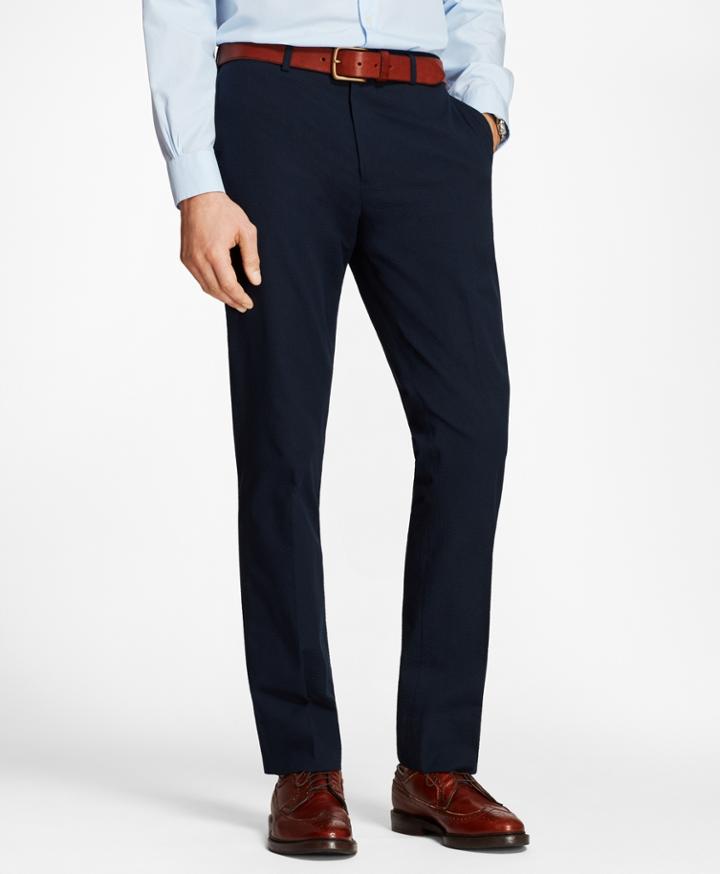 Brooks Brothers Men's Seersucker Dress Trousers