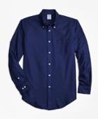 Brooks Brothers Men's Regent Fit Garment-dyed Textured Sport Shirt