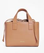 Brooks Brothers Leather Sharon Shopper Bag