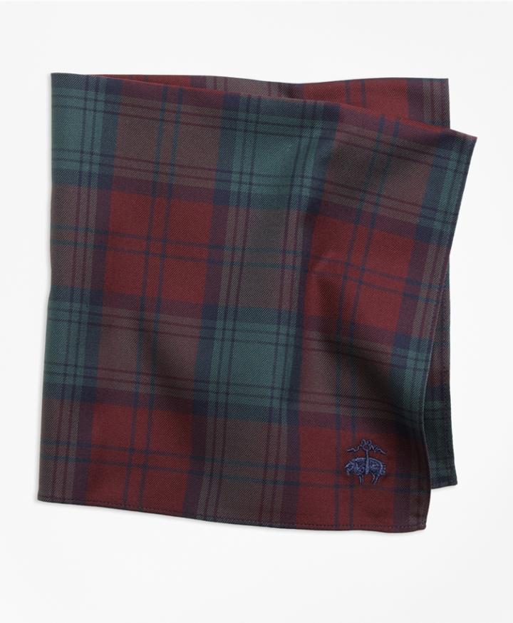 Brooks Brothers Men's Lindsay Tartan Pocket Square
