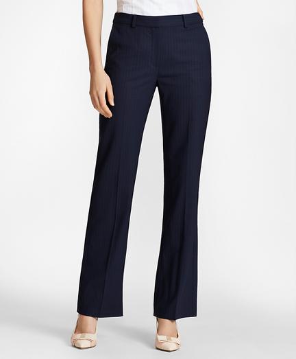 Brooks Brothers Pinstripe Brookscool Merino Wool Pants