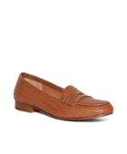Brooks Brothers Women's Woven Calfskin Penny Loafers