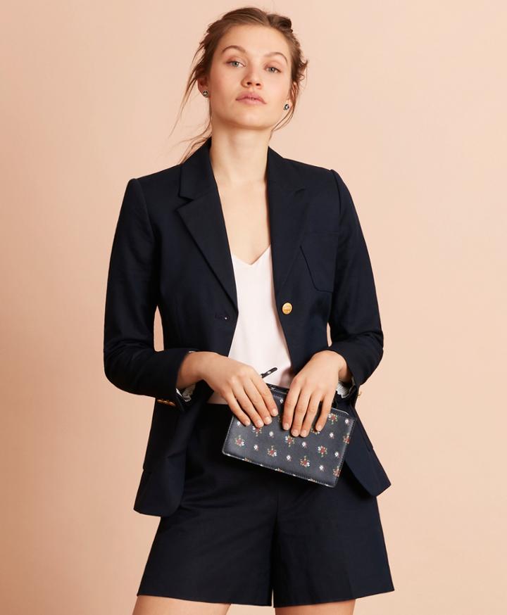 Brooks Brothers Women's Irish Linen-cotton Blazer