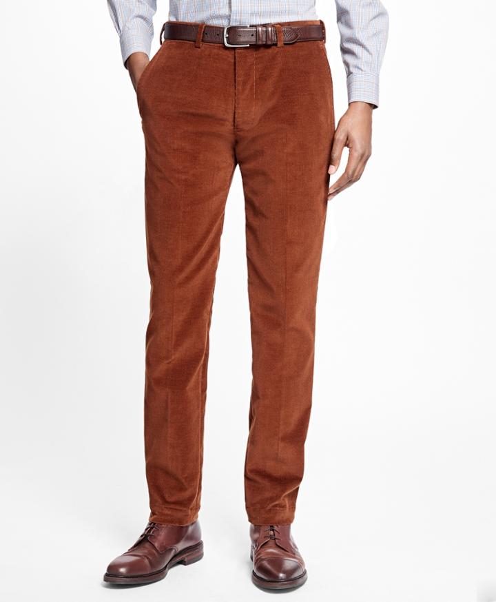 Brooks Brothers Men's Milano Fit Stretch Corduroy Trousers