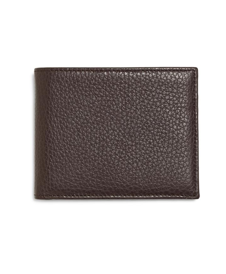 Brooks Brothers Men's Pebble Leather Wallet