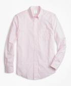 Brooks Brothers Non-iron Milano Fit Wide Stripe Sport Shirt