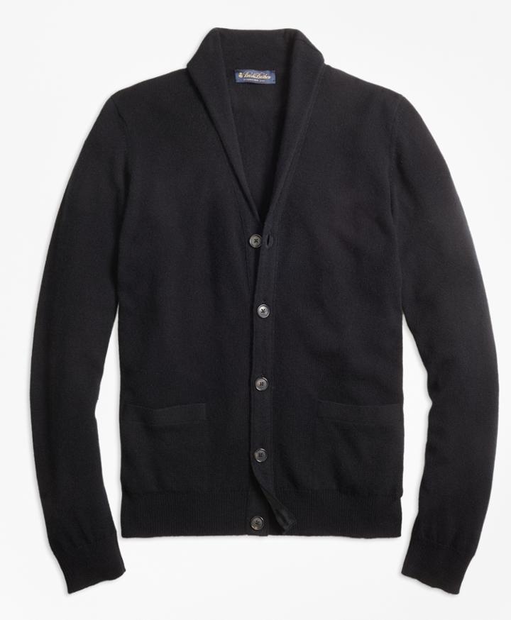 Brooks Brothers Men's Cashmere Shawl Collar Cardigan