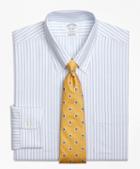 Brooks Brothers Non-iron Brookscool Regent Fit Double Stripe Dress Shirt