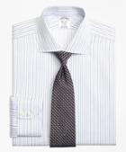 Brooks Brothers Regent Fitted Dress Shirt, Non-iron Framed Music Stripe
