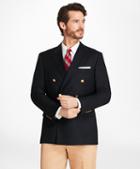 Brooks Brothers Country Club Regent Fit Saxxon Wool Double-breasted Blazer