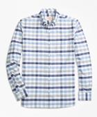 Brooks Brothers Checked Supima Cotton Oxford Sport Shirt