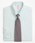 Brooks Brothers Men's Original Polo Button-down Oxford Regular Fit Classic-fit Dress Shirt, Candy Stripe
