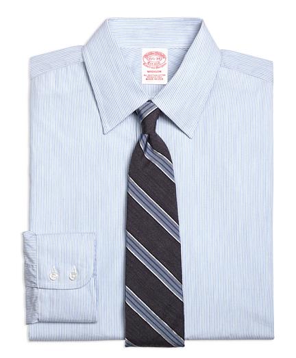 Brooks Brothers Madison Fit Heathered Candy Stripe Dress Shirt