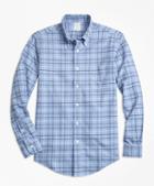 Brooks Brothers Non-iron Regent Fit Tattersall Flannel Sport Shirt
