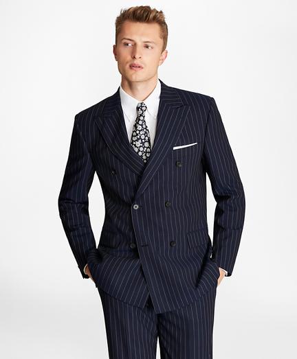 Brooks Brothers Regent Fit Double-breasted Pinstripe 1818 Suit