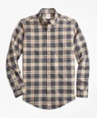 Brooks Brothers Men's Madison Fit Multi-plaid Flannel Sport Shirt