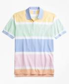 Brooks Brothers Slim Fit Supima Cotton Road Map Stripe Polo Shirt