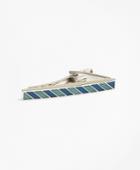 Brooks Brothers Men's Argyle And Sutherland Stripe Enamel Tie Bar