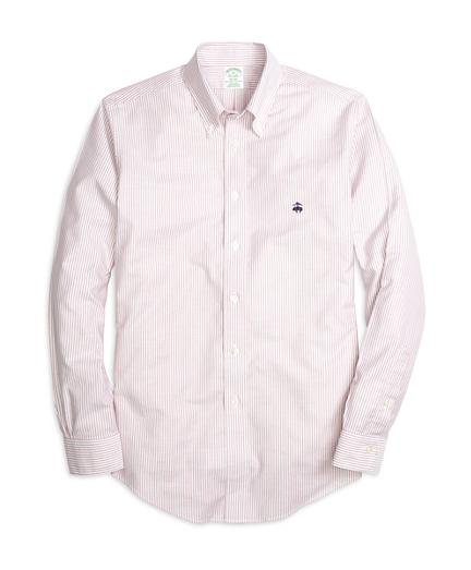 Brooks Brothers Non-iron Milano Classic Stripe Sport Shirt