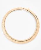 Brooks Brothers Women's Gold-plated Omega Chain Collar Necklace