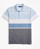 Brooks Brothers Men's Slim Fit Bold Stripe Polo Shirt