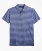Brooks Brothers Slim Fit Textured Stripe Polo Shirt